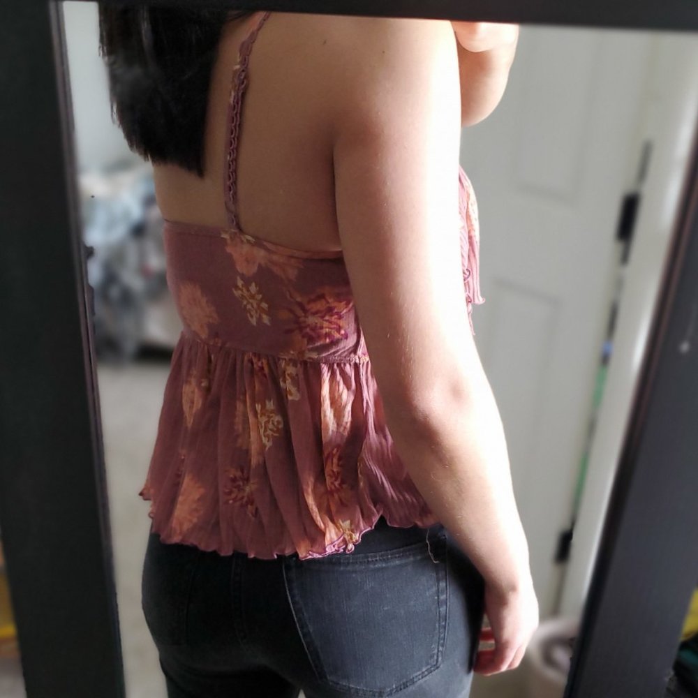 Free People Melbourne Ruffle Ribbed Tank - Picture 4 of 5